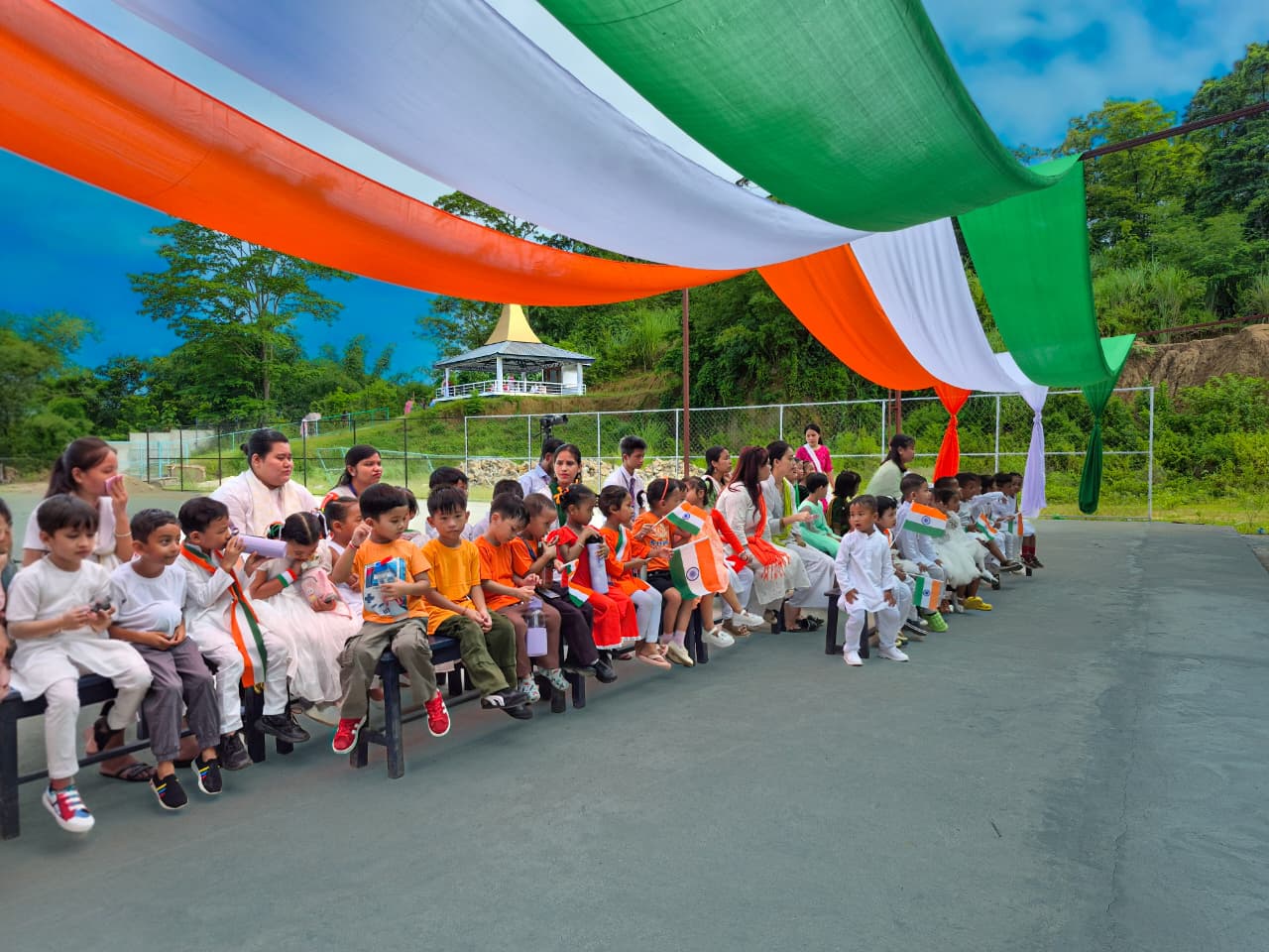 Foundation Stage students during Independence Day 2026